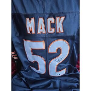 Nike Chicago Bears Khalil Mack  Authentic Onfield Autographed Jersey XL Signed